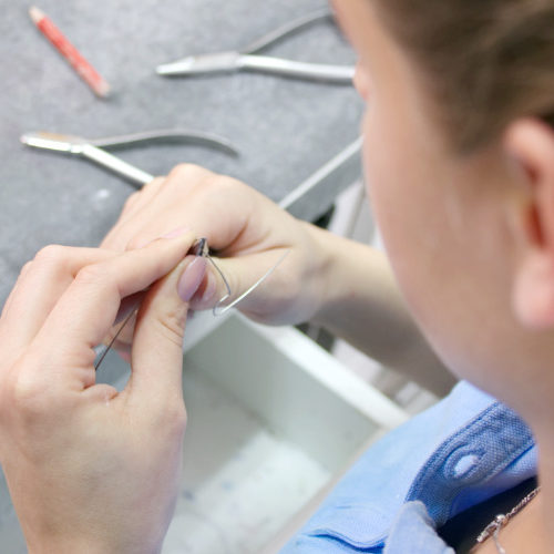 Herausnehmbare Zahnspange